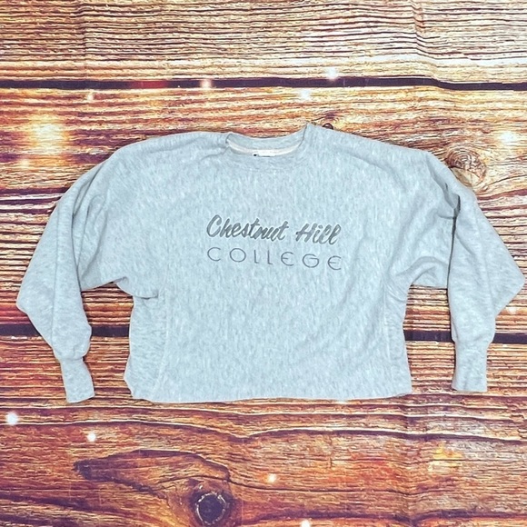 Vintage 80s Chestnut Hill College Champion Reverse Weave 1980s Sweatshirt - Picture 1 of 5